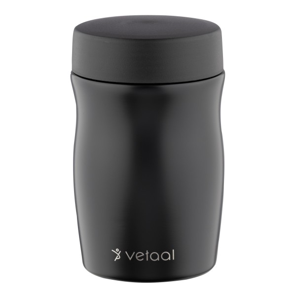 Thermo Edelstahl Food-Container Fylle Farbe: Schwarz Gravur: mit Gravur